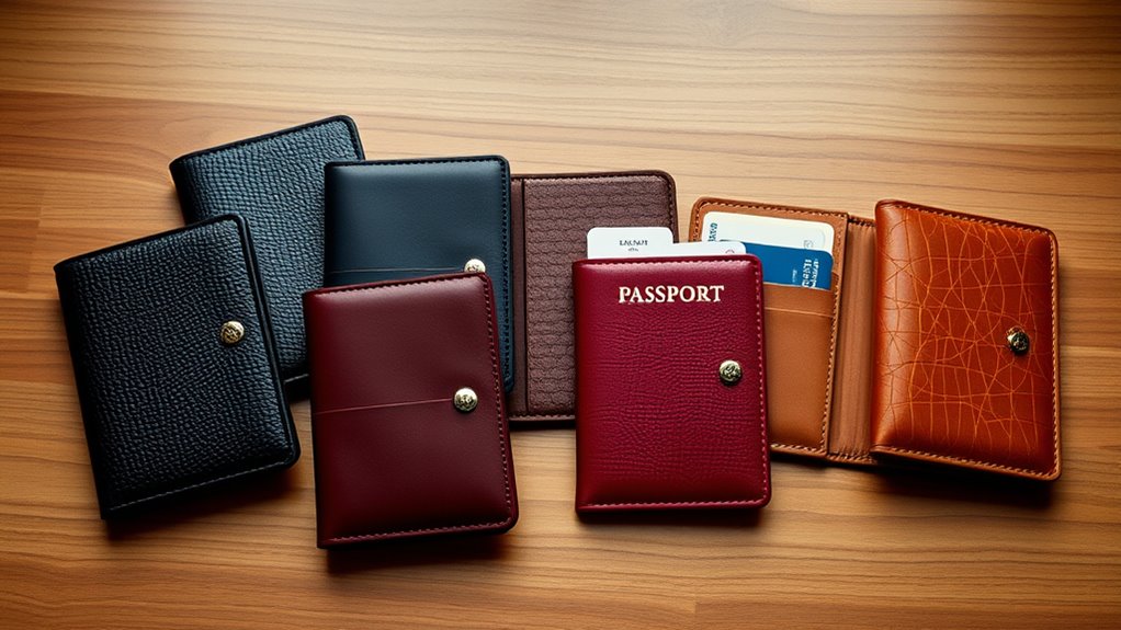 stylish secure travel wallets