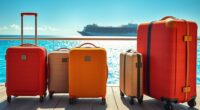 stylish sustainable cruise luggage