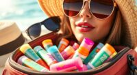 sun protection lip balms