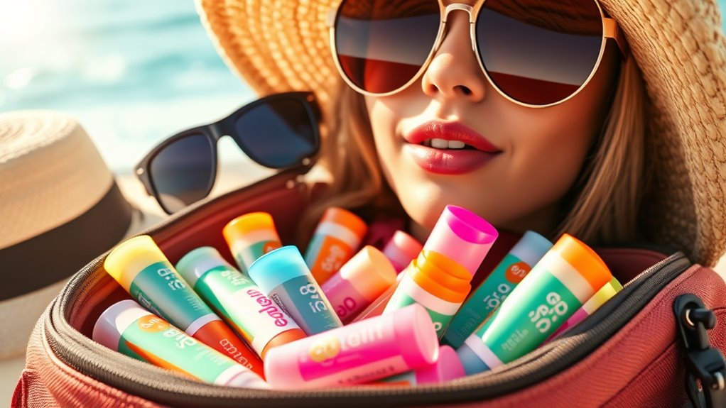 sun protection lip balms