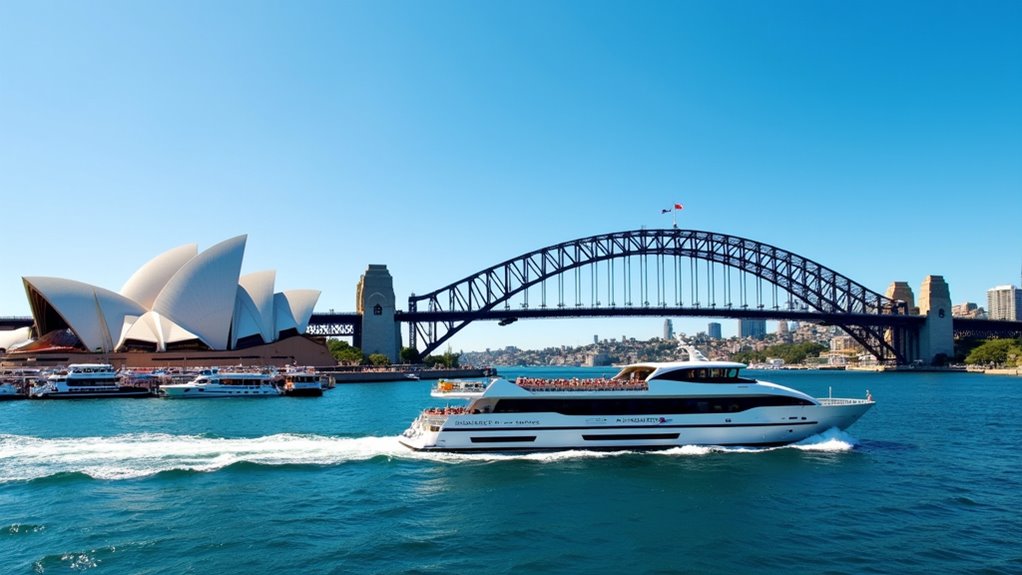 sydney harbour cruise terminal transport