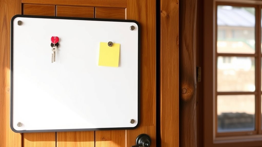 top cabin door magnetic boards