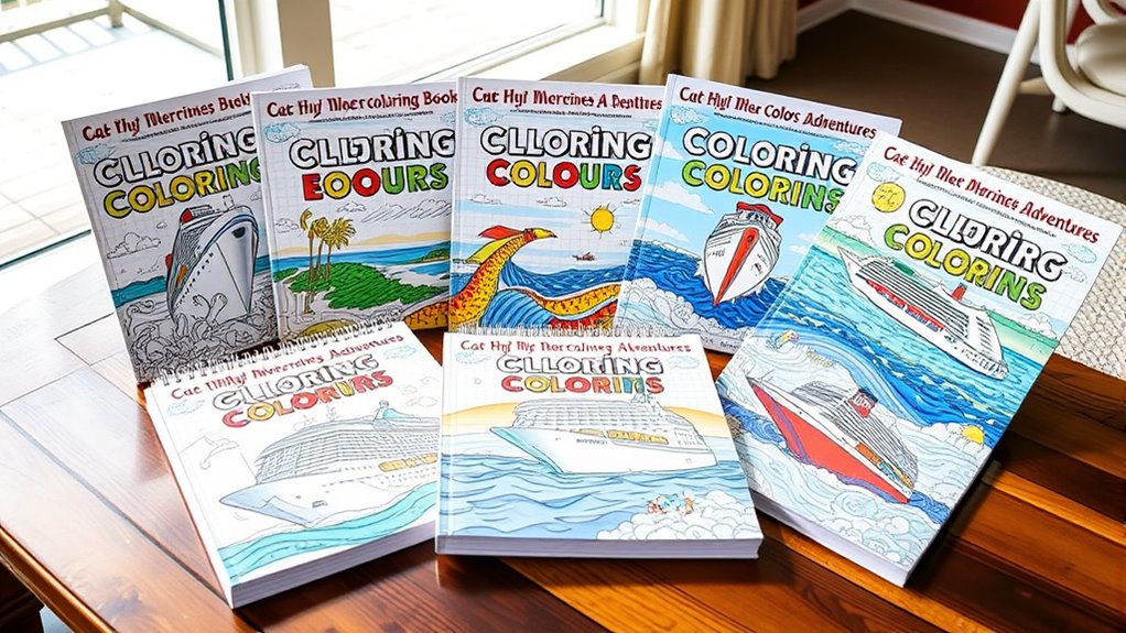 top cruise coloring books