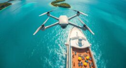 top cruise drone photography