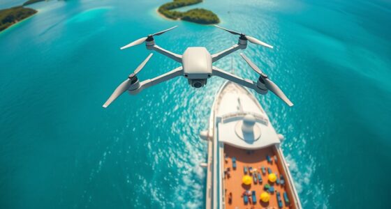 top cruise drone photography