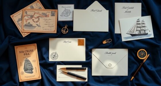 top cruise themed stationery