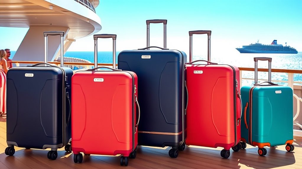 top family cruise luggage