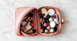 top flat travel cosmetic organizers