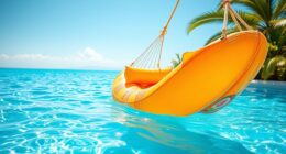 top inflatable pool hammocks