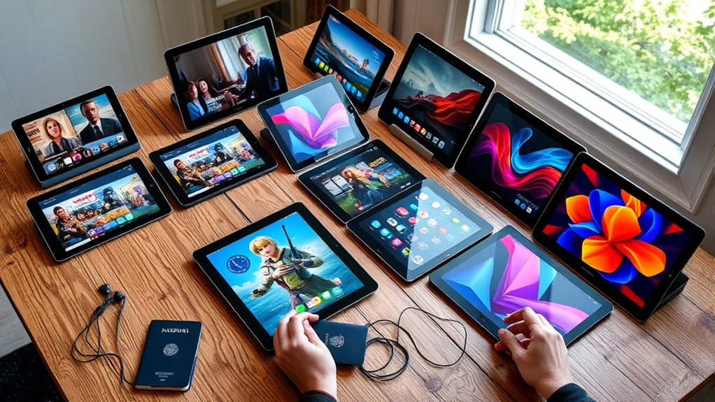 top travel entertainment tablets