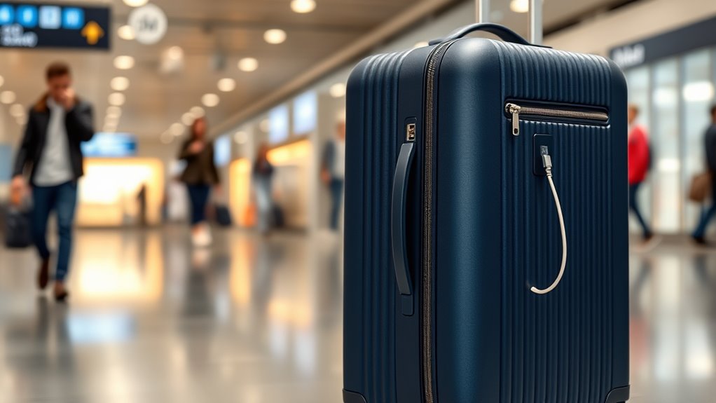 top usb charging travel luggage