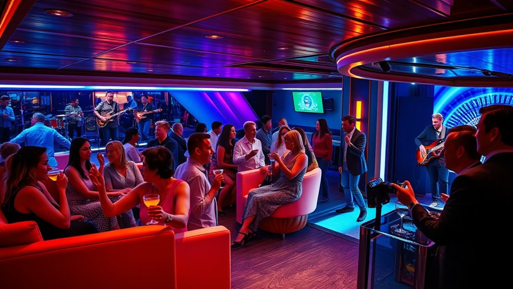 vibrant cruise entertainment options