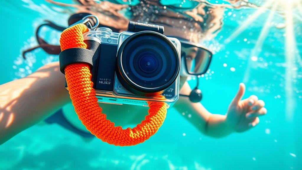 waterproof camera floating straps