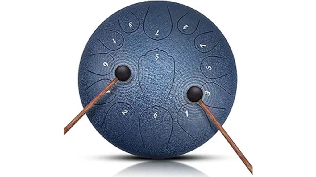 13 note steel tongue drum