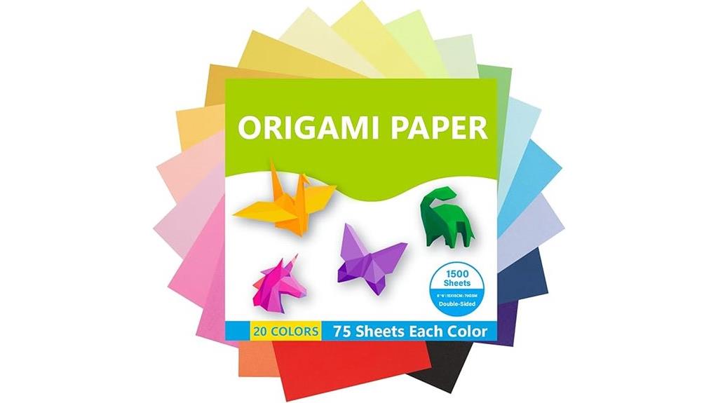 1500 sheets double sided origami