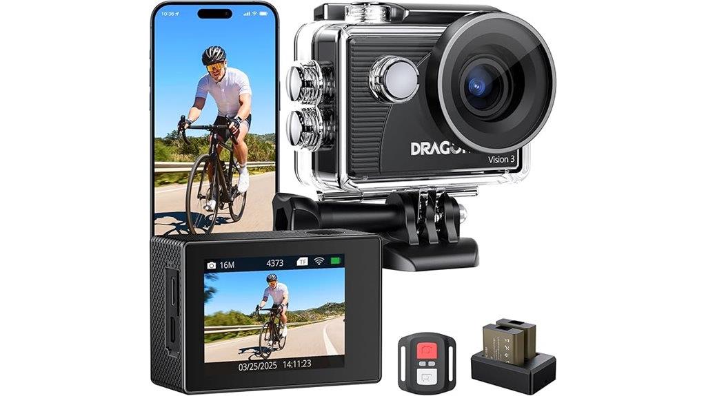 4k waterproof action camera