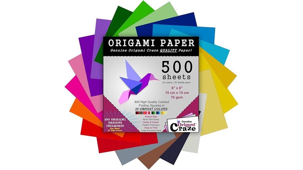 500 sheets 6 colors