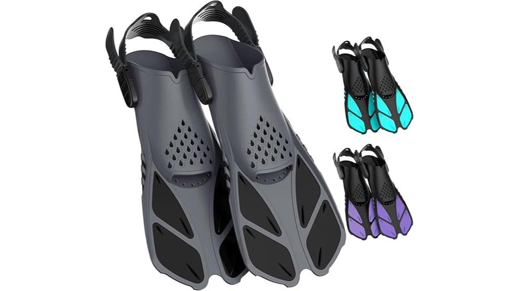 adjustable adult snorkel fins