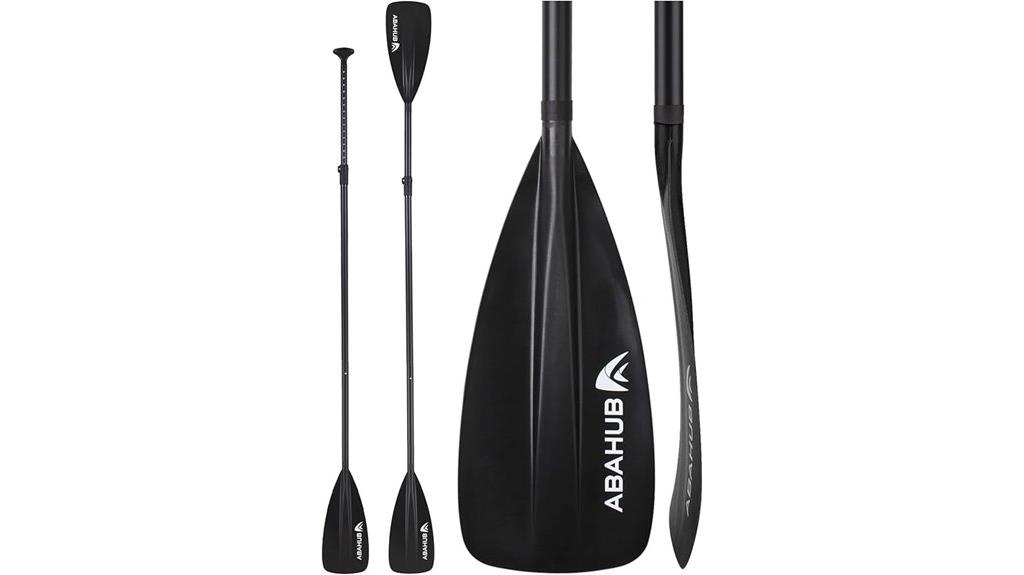 adjustable aluminum paddle set