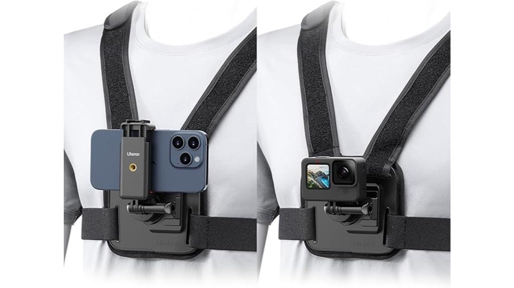adjustable chest mount camera