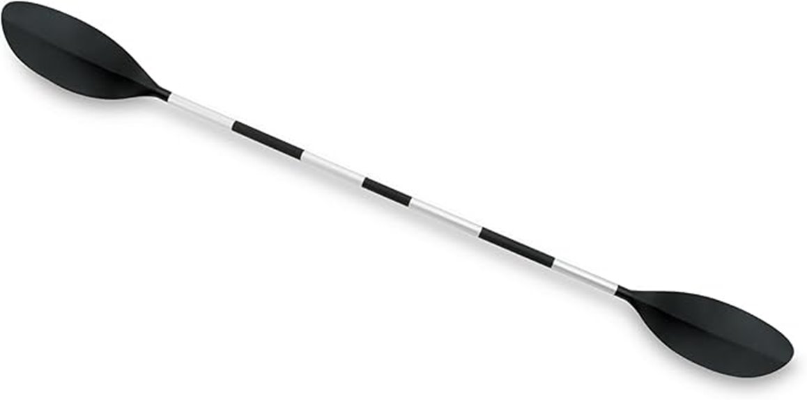 adjustable feathered blades paddle