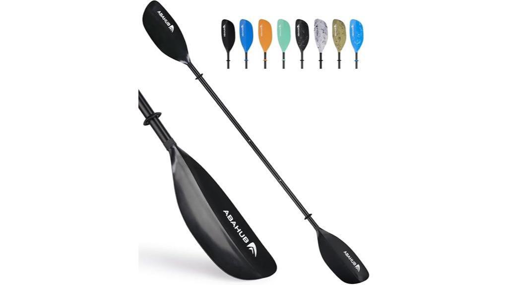 adjustable kayak paddle length
