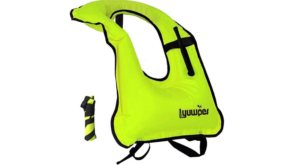 adult inflatable snorkel vest