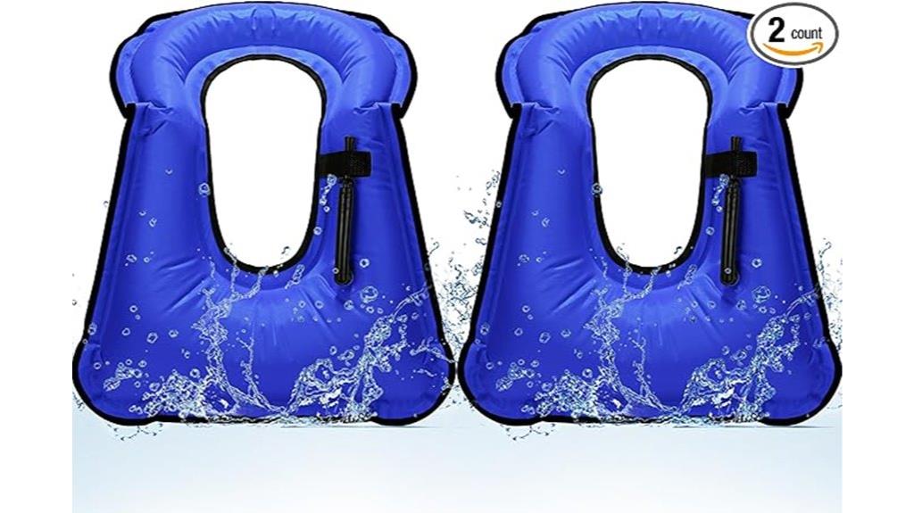 adult inflatable snorkel vests