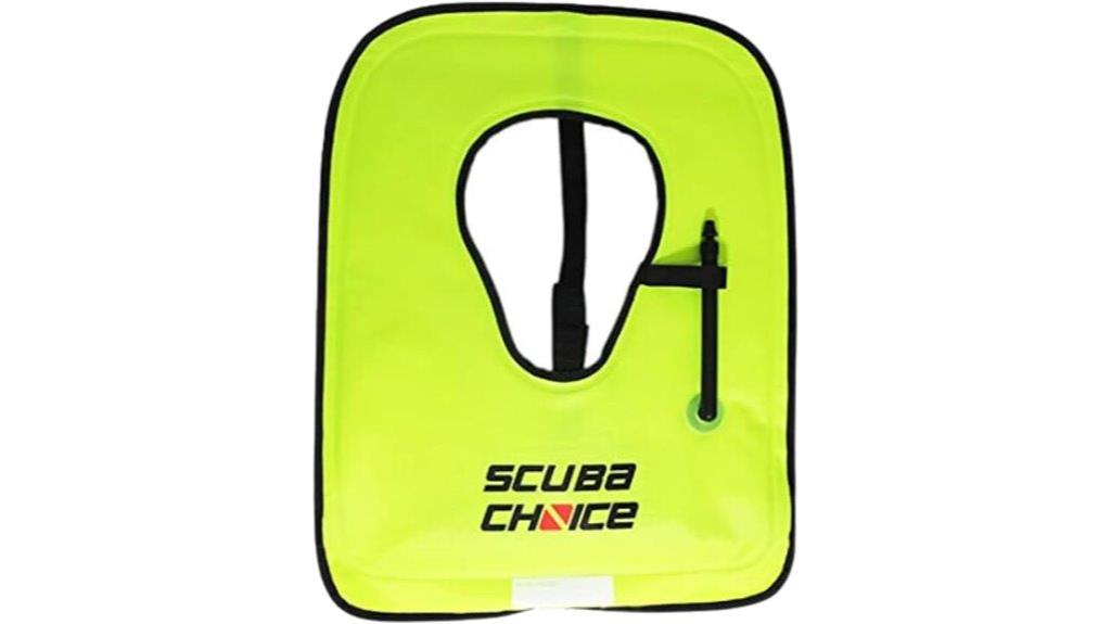 adult snorkel vest with name box