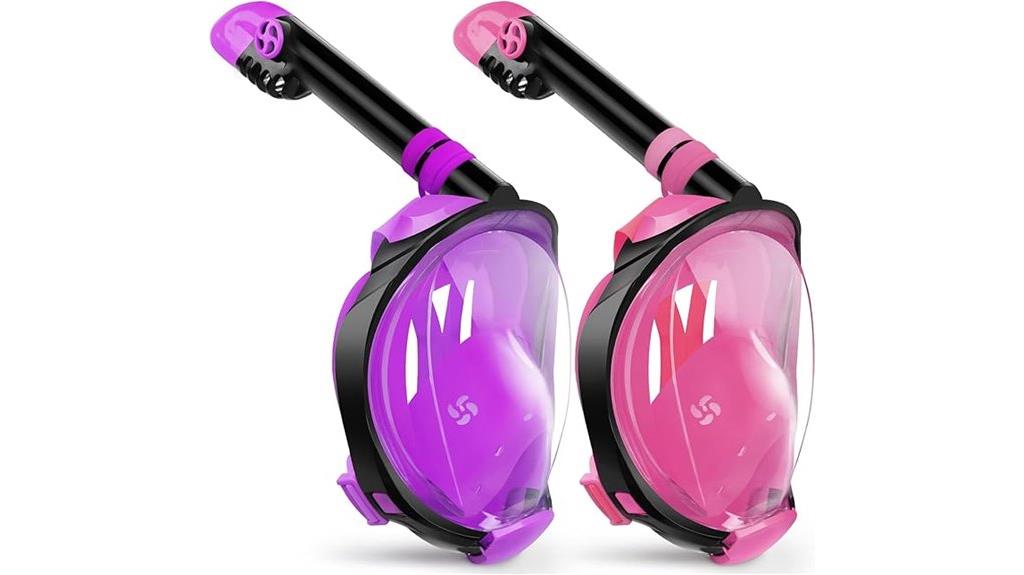 adult snorkeling gear set