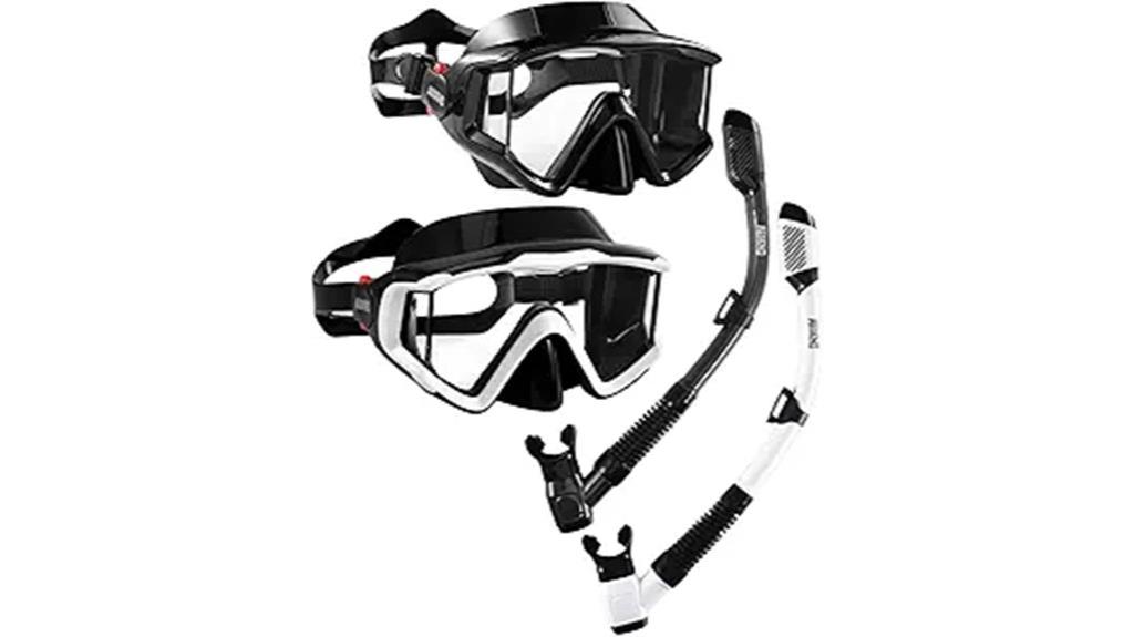 adult snorkeling gear set