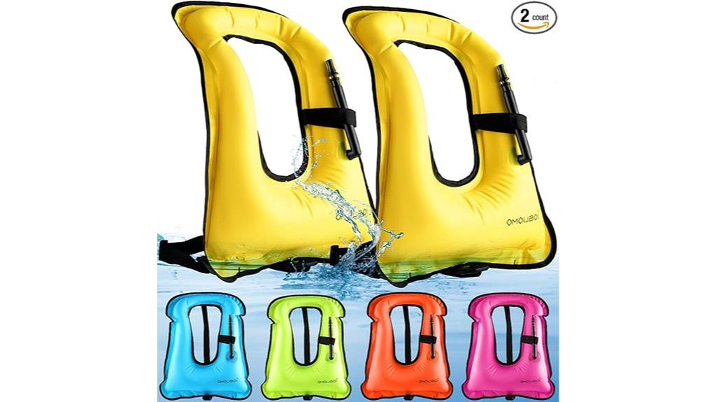 adult snorkeling vest pack
