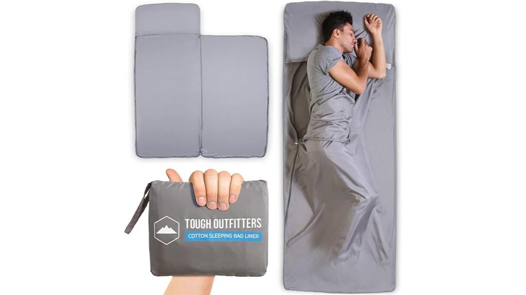 adult travel sleeping bag liner