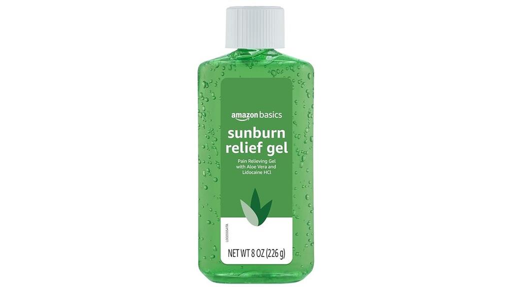 amazon sunburn relief gel