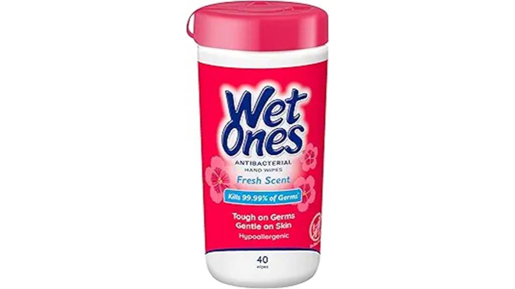 antibacterial hand wipes