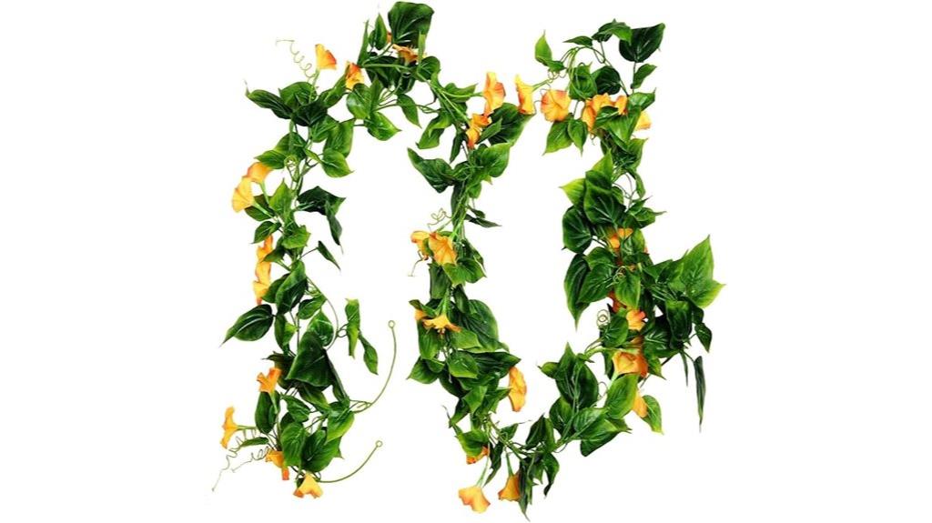 artificial morning glory vines