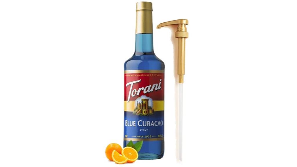 blue curacao syrup 25 4 oz