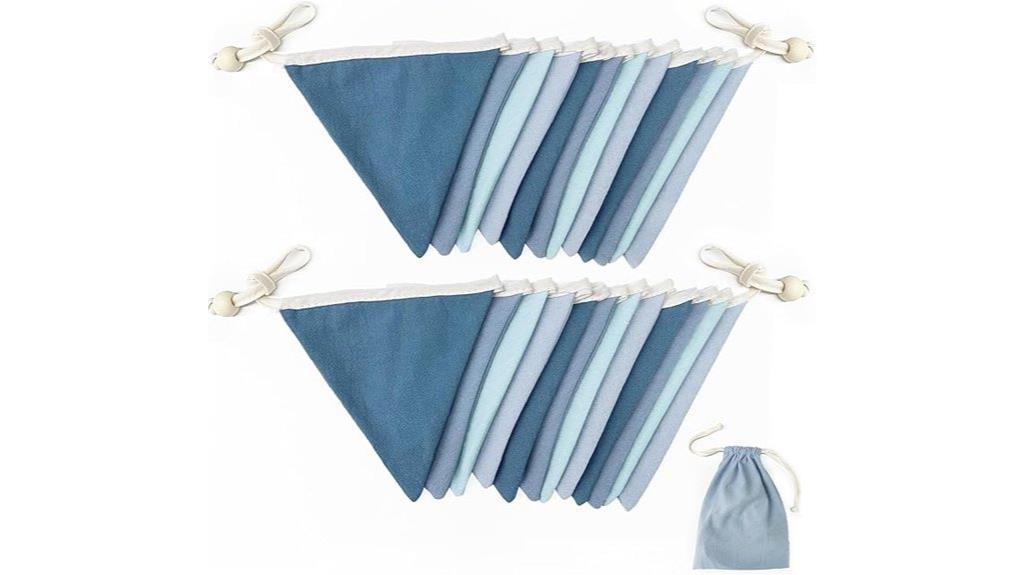 blue pennant nursery banner