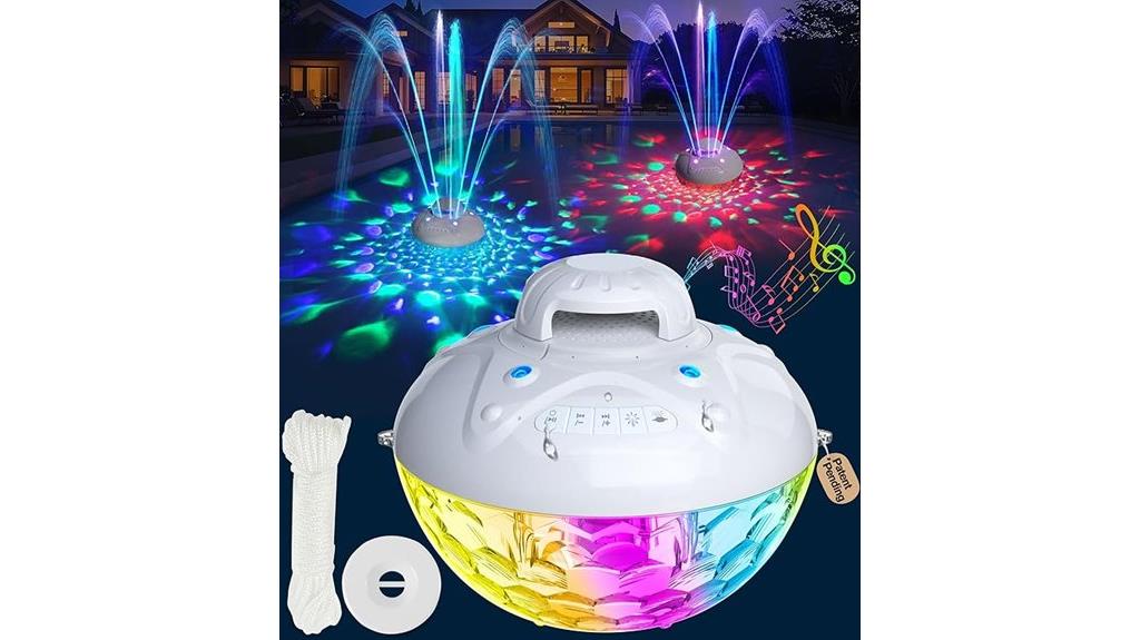 bluetooth pool fountain speaker