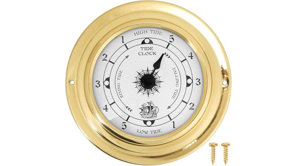 brass tide clock
