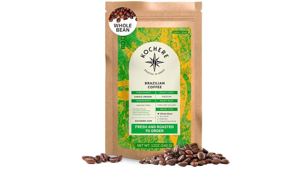 brazilian santos coffee beans
