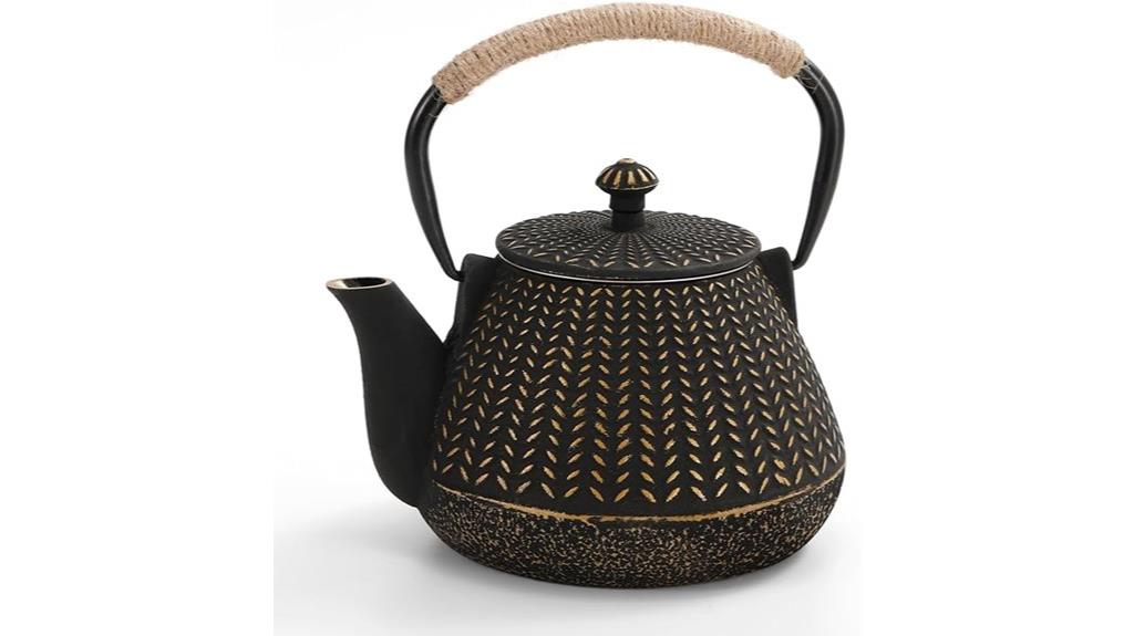 cast iron tea pot