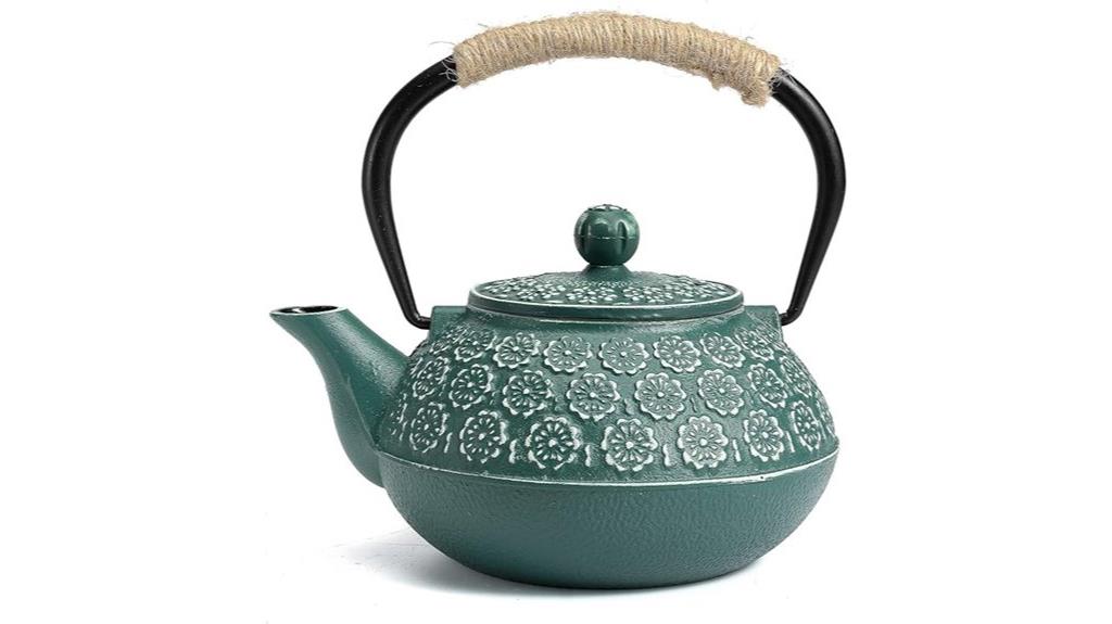 cast iron teapot 30oz
