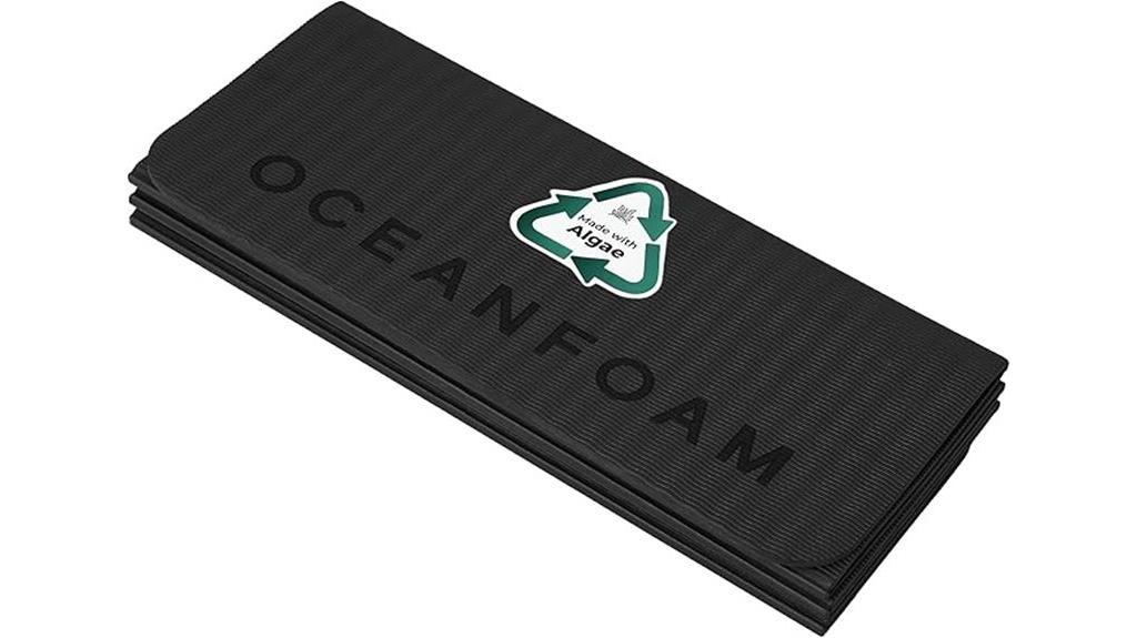 charcoal oceanfoam travel mat