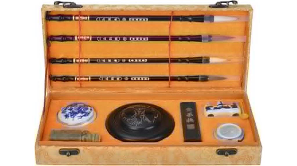 chinese calligraphy brush set