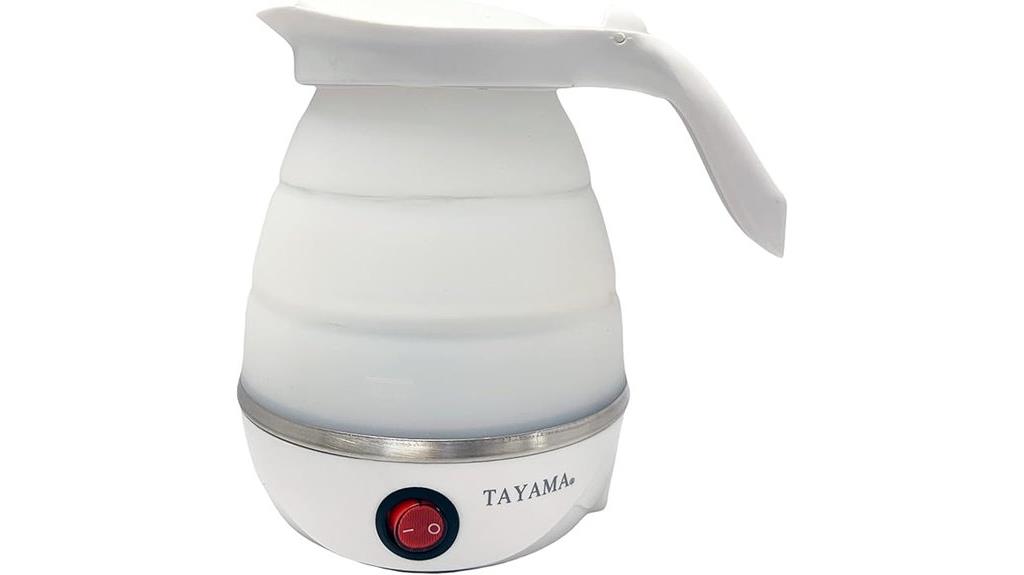 collapsible dual voltage kettle