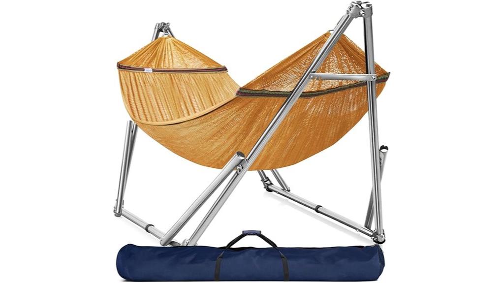 comfortable outdoor relaxation setup