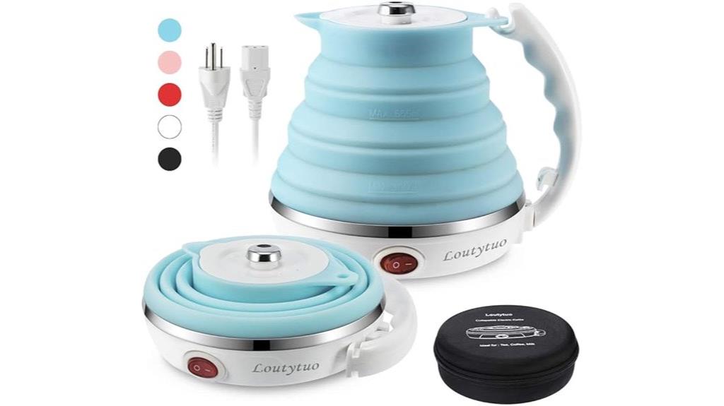 compact dual voltage kettle