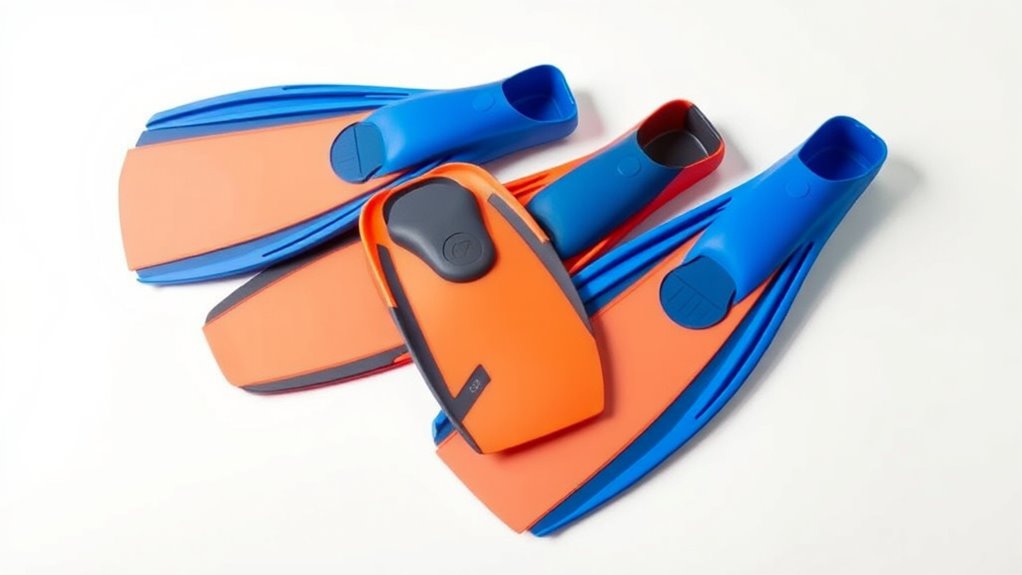 compact foldable swim fins