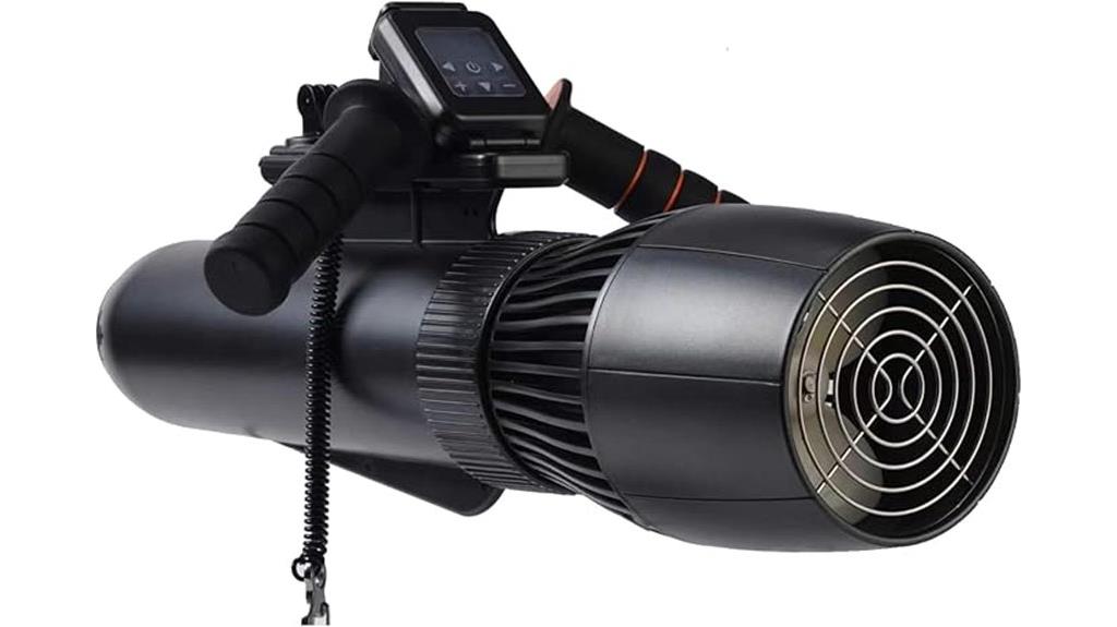 compact remote underwater scooter